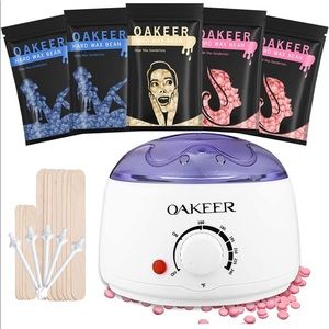 Waxing kit with a machine included